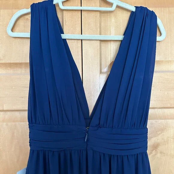 Lulus Heavenly Hues Navy Blue Maxi Dress - Size M - Picture 3 of 7